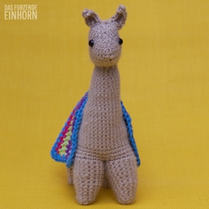 Crochet a Lama front